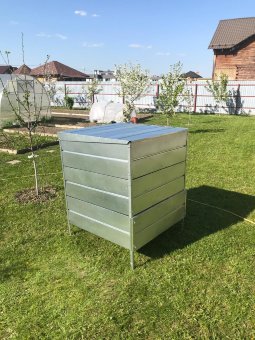 Металлический компостер из оцинкованной стали для дачи и сада в Иркутске