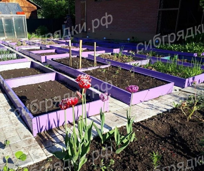 Грядки с двусторонним покрытием 15 см в Иркутске