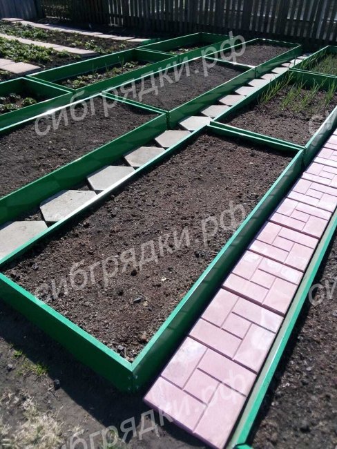 Грядки с односторонним покрытием 15 см в Иркутске 