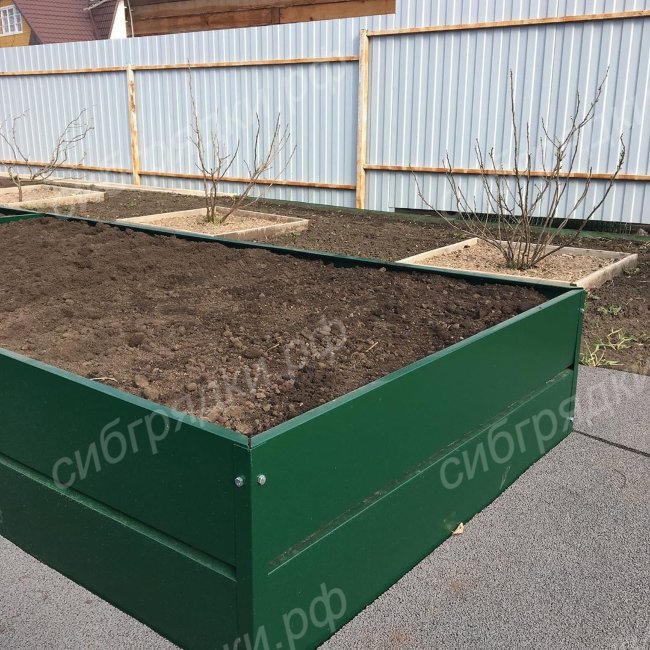 Высокие грядки с односторонним полимерным покрытием (высота 34см) в Иркутске Высокие грядки с односторонним полимерным покрытием (высота 34см) в Иркутске