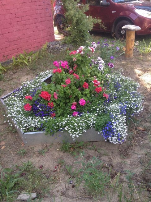 Оцинкованная клумба "Сота" 500 в Иркутске